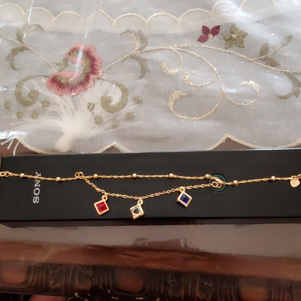 Diamond anklet